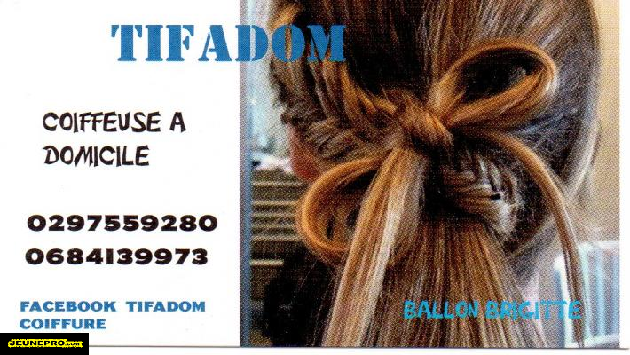 TIFADOM  Coiffure à Domicile
