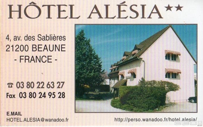 HOTEL ALESIA  à beaune