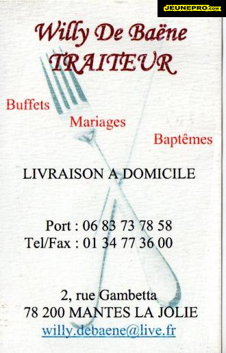 Willy de Baëne TRAITEUR