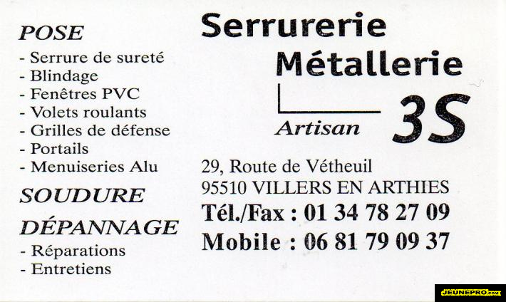 Serrurerie Metallerie  3S