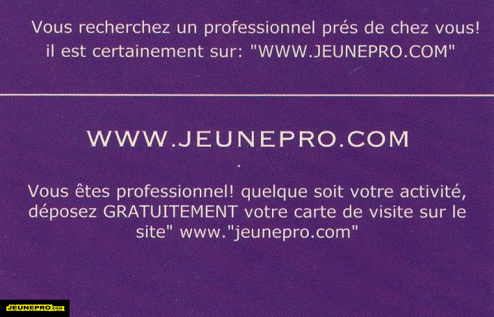 Votre carte de visite ici gratuitement