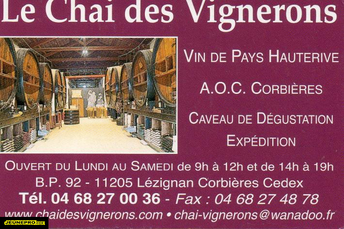 le chai des vignerons