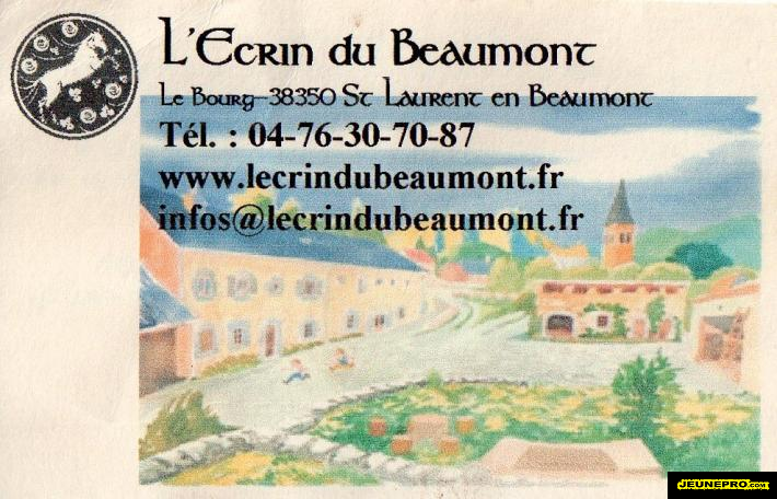 Auberge  gourmande L'ECRIN du  Beaumont