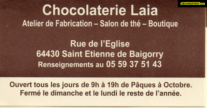 Chocolaterie  LAIA