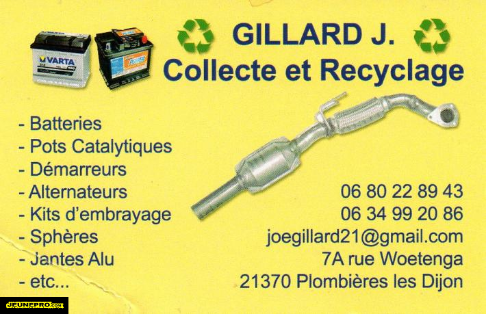 Gillard J  Collecte et recyclage