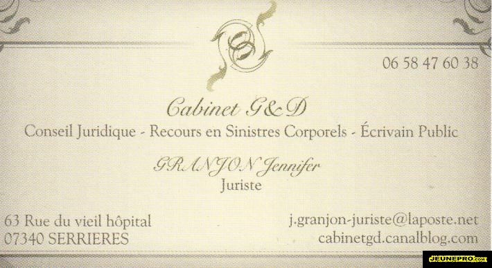 Cabinet G & D  Conseil juridiques , écrivain publique